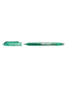 Stylo gel effaçable Pilot Frixion Ball - Pointe 0,7 mm - Trait 0,4 mm - Poignée ergonomique - Vert