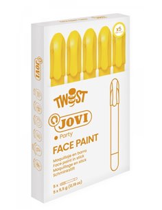 Bâton de peinture pour le visage Jovi Twist - Hypoallergénique - À base d'eau - Application facile - Excellente couvrance - Séch
