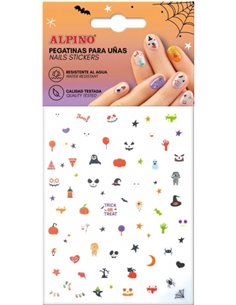 Pack d'autocollants pour ongles Alpino Halloween - Autocollants - Motifs effrayants