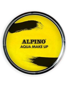 Poudre de maquillage aquarelle Alpino Aqua Make-up - Se lave à l'eau et au savon - Jaune