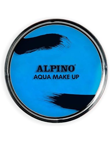 Poudre de maquillage aquarelle Alpino Aqua Make-up - Se lave à l'eau et au savon - Bleu