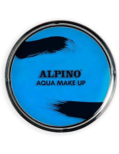 Poudre de maquillage aquarelle Alpino Aqua Make-up - Se lave à l'eau et au savon - Bleu