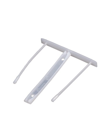 Lot de 100 attaches en plastique Bankers Box de 85 mm - 2 pièces en polypropylène recyclé semi-rigide - Facilite le transfert du