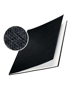 Lot de 10 classeurs rigides Leitz Impressbind 3,5 mm - Capacité : 15 à 35 feuilles A4 - Reliure de haute qualité - Surface en li