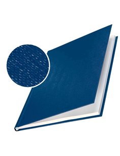 Couvertures rigides Leitz Impressbind - 10,5 mm - Texture lin - Reliure de haute qualité - Bleu