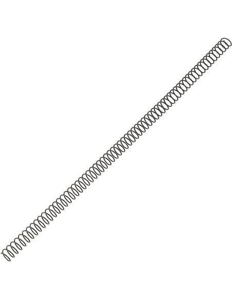 Fellowes Lot de 100 classeurs à spirales métalliques 6 mm - Jusqu'à 20 pages - Noir