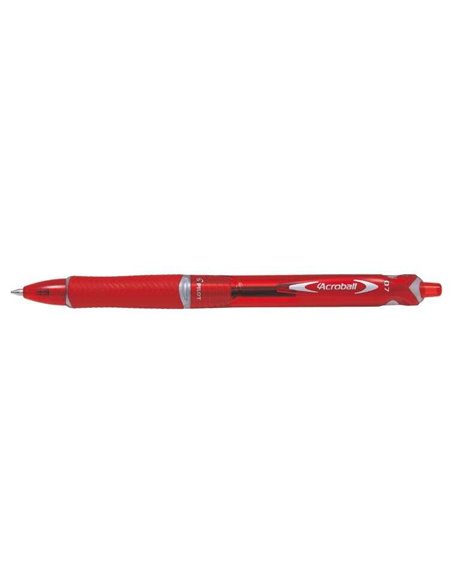 Stylo bille rétractable Pilot BeGreen Acroball - Rechargeable - Fabriqué en plastique recyclé - Pointe ronde 0,7 mm - Trait 0,25