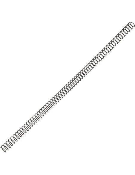 Fellowes Lot de 25 classeurs à spirales métalliques 8 mm - Jusqu'à 40 pages - Noir