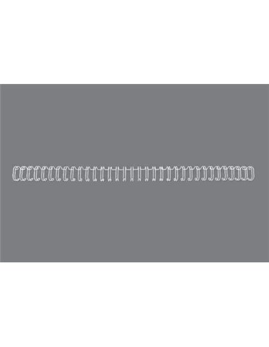 Lot de 100 fils de reliure GBC Wirebind de 6 mm pour reliures rondes ou carrées, pas de 3:1 - Format A4 - Pour 34 trous - Reliur