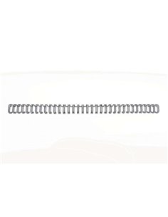 Lot de 100 fils de reliure GBC Wirebind de 8 mm pour reliures rondes ou carrées, pas de 3:1 - Format A4 - 34 trous - Reliure jus