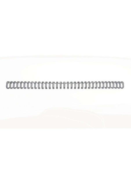 Lot de 100 fils de reliure GBC Wirebind de 9,5 mm pour reliures rondes ou carrées, pas de 3:1 - Format A4 - Pour 34 trous - Reli