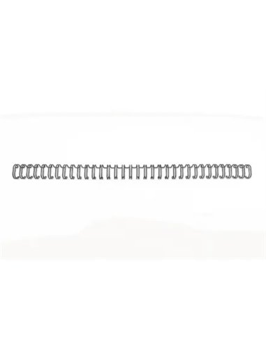 GBC Wirebind Lot de 100 anneaux de reliure spirale pour reliure spirale A4 11 mm - Pour 34 trous - Jusqu'à 100 feuilles - Profes