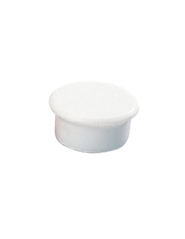 Dahle 95513 Lot de 10 aimants pour tableau blanc - Diamètre 13 mm - Blanc