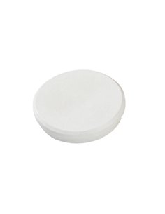 Dahle 95532 Lot de 10 aimants pour tableau blanc - Diamètre 32 mm - Blanc