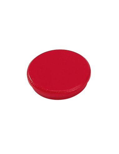 Dahle 95532 Lot de 10 aimants pour tableau blanc - Diamètre 32 mm - Rouge