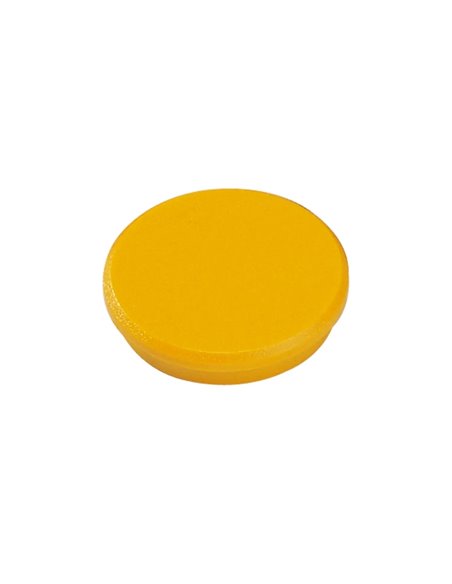 Dahle 95532 Lot de 10 aimants pour tableau blanc - Diamètre 32 mm - Jaune