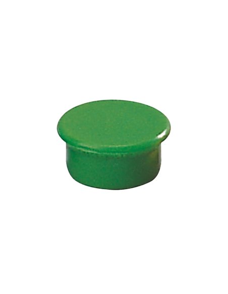 Dahle 95513 Lot de 10 aimants pour tableau blanc - Diamètre 13 mm - Vert