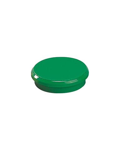Dahle 95524 Lot de 10 aimants pour tableau blanc - Diamètre 24 mm - Vert