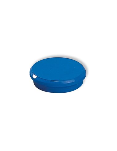 Dahle 95524 Lot de 10 aimants pour tableau blanc - Diamètre 24 mm - Bleu