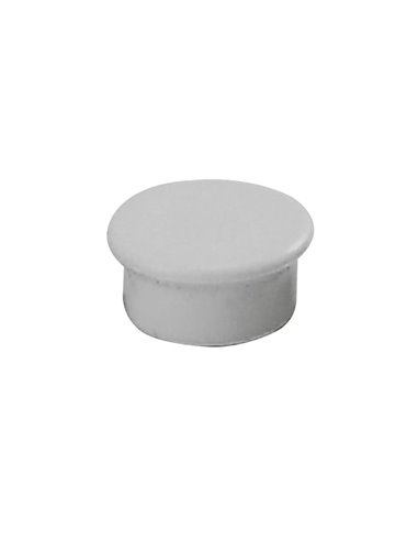 Dahle 95513 Lot de 10 aimants pour tableau blanc - Diamètre 13 mm - Gris