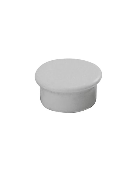 Dahle 95513 Lot de 10 aimants pour tableau blanc - Diamètre 13 mm - Gris
