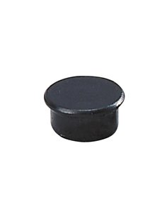 Dahle 95513 Lot de 10 aimants pour tableau blanc - Diamètre 13 mm - Noir