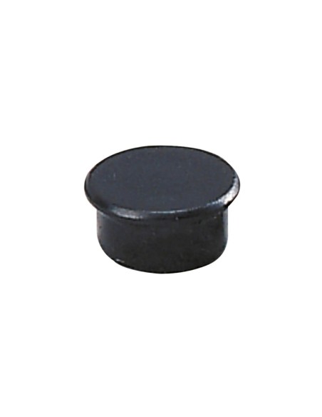 Dahle 95513 Lot de 10 aimants pour tableau blanc - Diamètre 13 mm - Noir