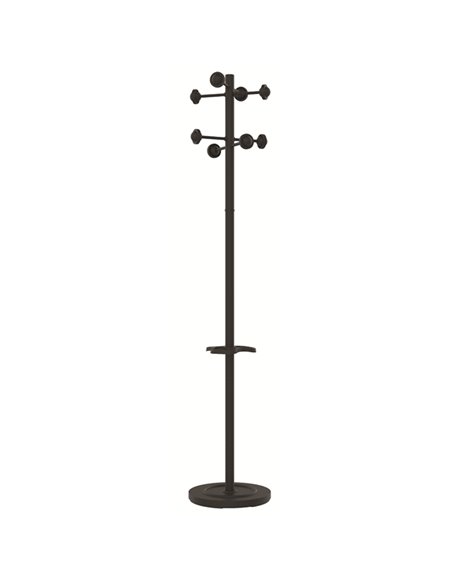 Porte-manteau Unilux Accueil - Design minimaliste élégant - Solide et durable - Facile à monter - Noir