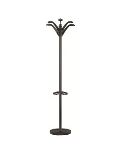 Porte-manteau floral Unilux 6 crochets - Design floral élégant - 6 crochets pour suspendre les vêtements - Noir