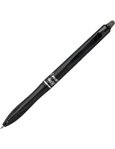 Stylo effaçable Pilot Frixion Ball Plus – Pointe 0,7 mm, trait 0,35 mm – Rechargeable – 80 % plastique recyclé – Noir