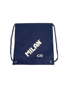 Grand sac à dos à bandoulière Milan Series 1918 - Tissu Ripstop léger et résistant - 34 x 42 x 0,7 cm - Bleu foncé