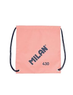 Grand sac à dos à bandoulière Milan Series 1918 - Tissu Ripstop léger et résistant - 34 x 42 x 0,7 cm - Rose