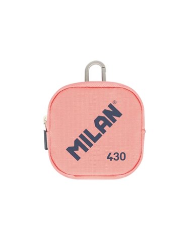 Portefeuille Milan Collection 430 Petit Modèle - Dimensions 10,3 x 10 x 2,5 cm - Fermeture éclair - Mousqueton en aluminium - Ro