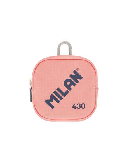 Portefeuille Milan Collection 430 Petit Modèle - Dimensions 10,3 x 10 x 2,5 cm - Fermeture éclair - Mousqueton en aluminium - Ro