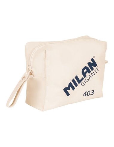 Trousse de toilette Milan Série 1918 Giant 403 Grande Capacité - Dimensions 27 x 20 x 11 cm - 2 Compartiments Intérieurs - Ferme