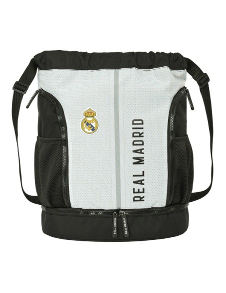 Sac à dos Safta Real Madrid Domicile 24/25 - 35 x 40 x 1 cm - Blanc/Noir