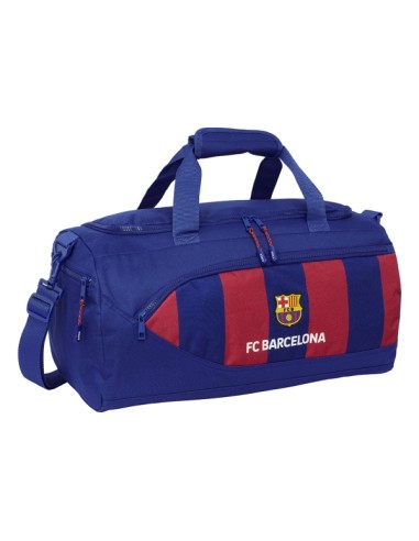 Sac de sport Safta FC Barcelone - Bandoulière réglable - Dragonne - Fond semi-rigide amovible - 50 x 25 x 25 cm - Clous de prote