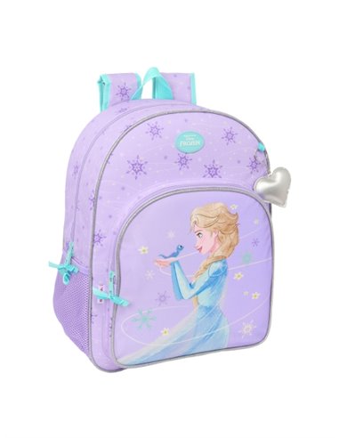 Sac à dos Safta Frozen Spirit - Compatible avec les chariots - Dragonne - 33 x 42 x 14 cm - Lilas
