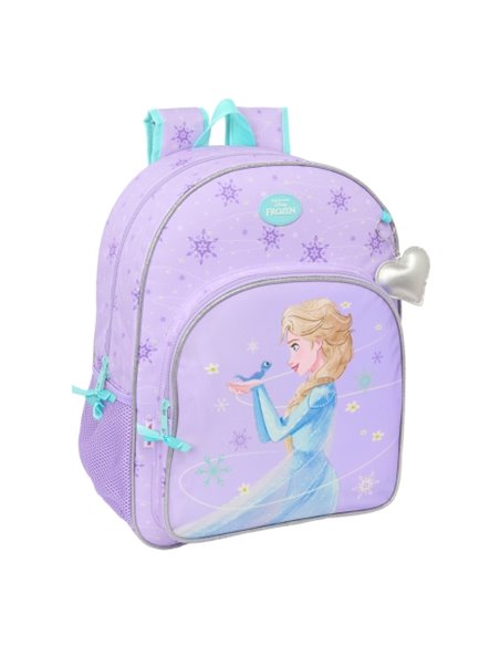 Sac à dos Safta Frozen Spirit - Compatible avec les chariots - Dragonne - 33 x 42 x 14 cm - Lilas