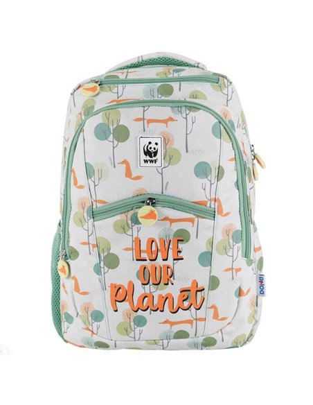 Grand sac à dos Dohe Panthère rose - Fabriqué en polyester durable - Compartiment rembourré pour ordinateur portable - Poches av