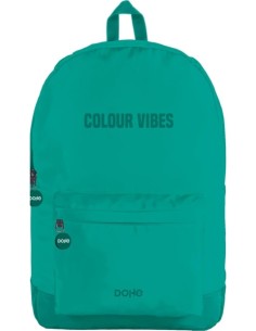 Sac à dos d'école Dohe Daypack Colour Vibes - Compartiments multiples - Poignée supérieure - Bretelles rembourrées et réglables 