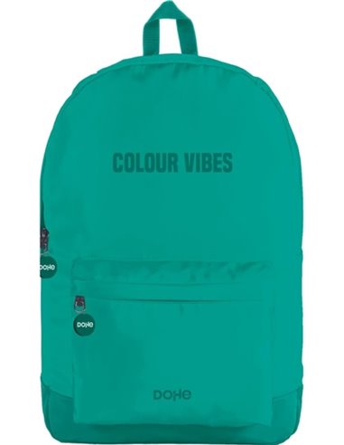 Sac à dos d'école Dohe Daypack Colour Vibes - Compartiments multiples - Poignée supérieure - Bretelles rembourrées et réglables 