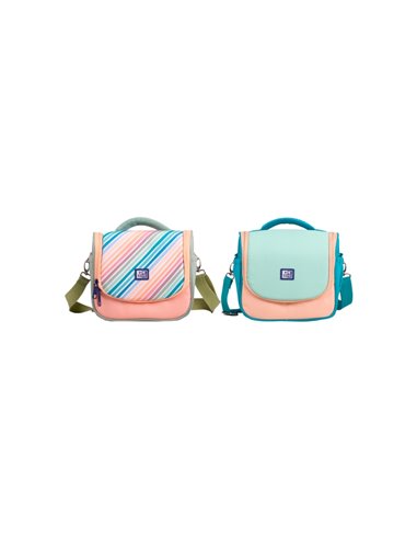 Sac à lunch isotherme Oxford Colorblock - Polyester RPET recyclé - Capacité 8 L - Disponible en 2 modèles