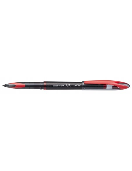 Stylo roller Uni-ball AIR MICRO UBA-188-M - Stylo bille 0,5 mm - Écrit comme un stylo plume - Encre pigmentée résistante à l'eau