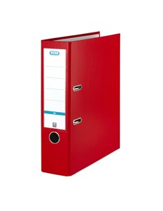 Classeur à levier Elba Rado Top A4 – Solide et durable – Peut contenir des documents de 80 mm – Format A4 – Rouge