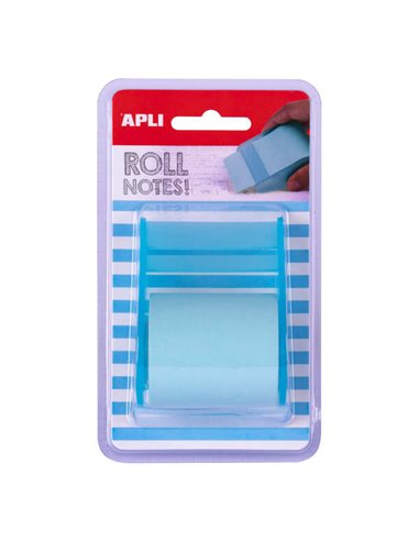 Distributeur de notes autocollantes Apli en rouleau 50 mm x 8 m - Facile à utiliser - Adhésif de qualité - Design ergonomique - 