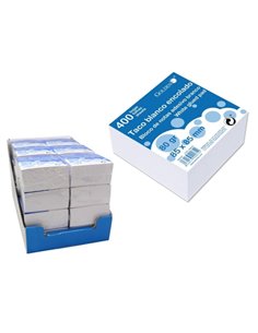 Billet de 400 billets Bismark Taco collé 85 x 85 mm - Blanc