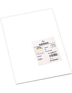 Paquet de 50 feuilles Canson Guarro Iris A4, 185 g - 21 x 29,7 cm - Blanc