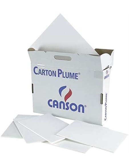 Lot de 28 panneaux de mousse Canson - 29,7 x 42 cm - 3 mm - Blanc
