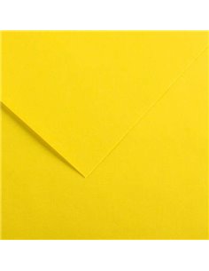 Paquet de 25 papiers cartonnés Canson Guarro Iris, 185 g - 50 x 65 cm - Jaune canari